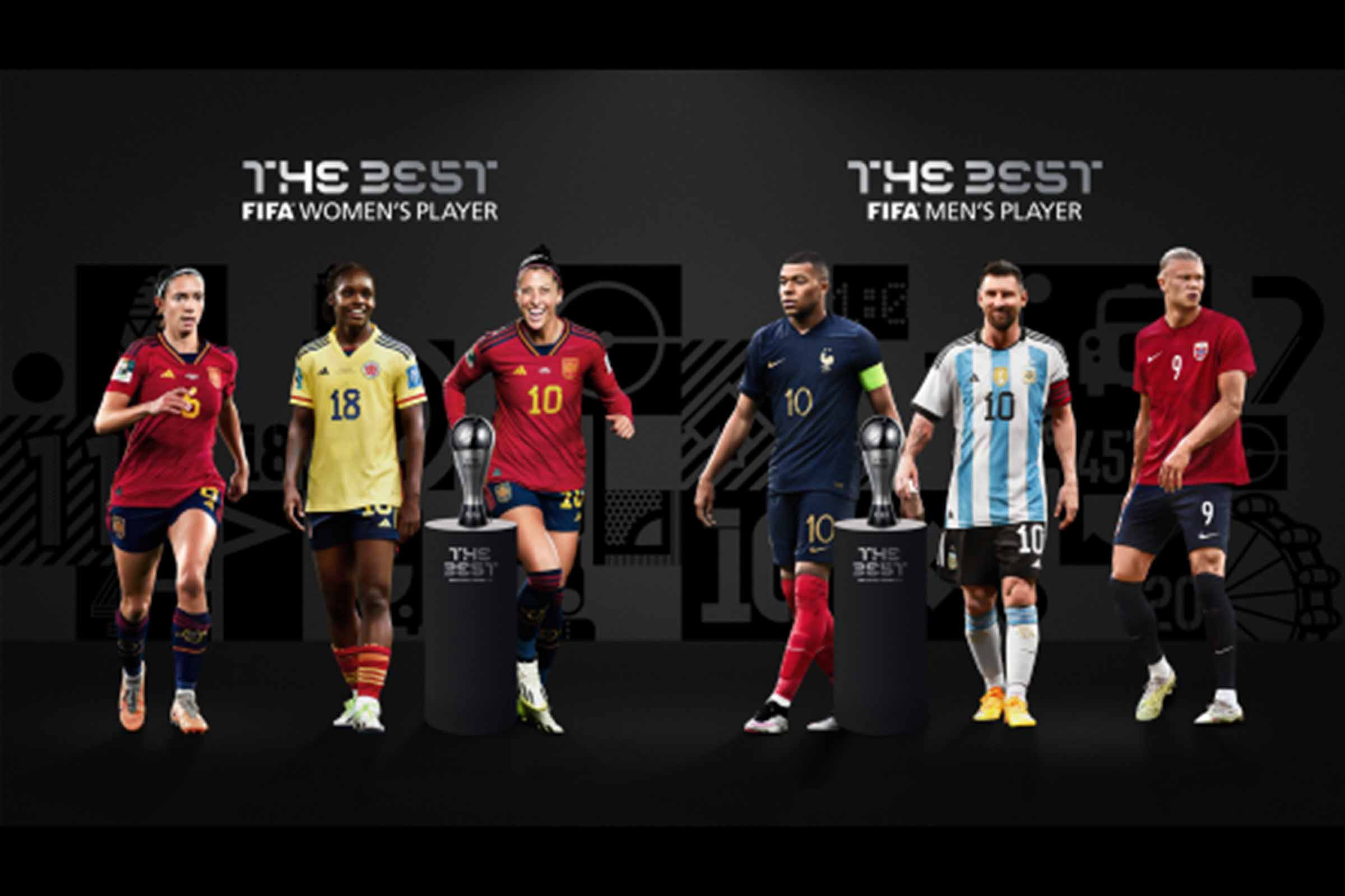 Fifa divulga os finalistas de melhor jogador no prêmio The Best 2023