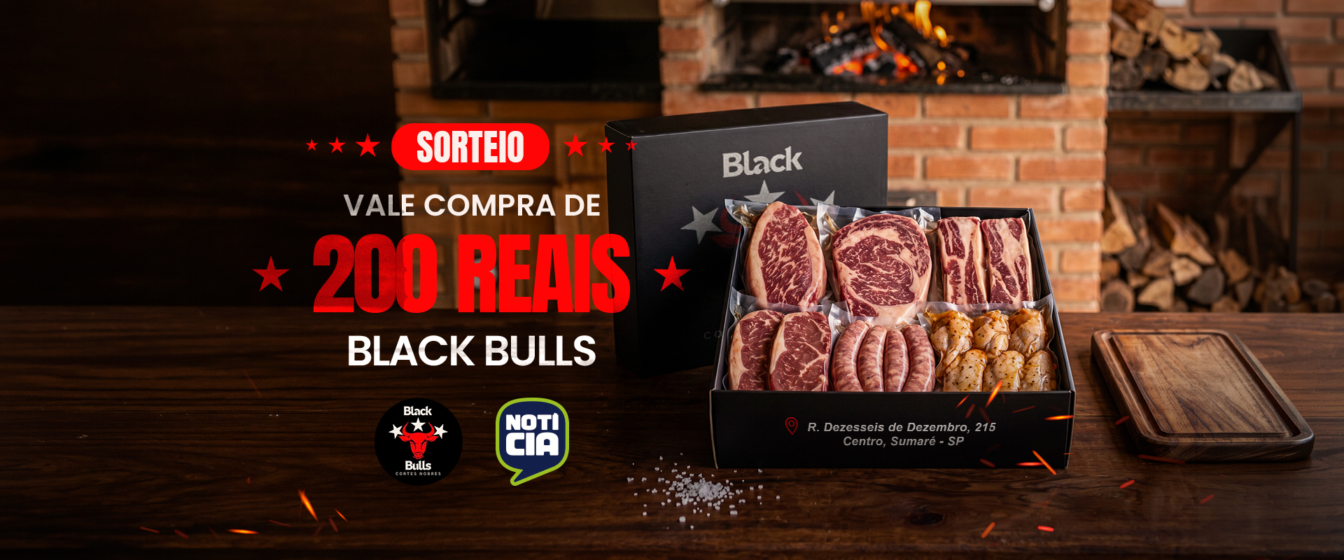 Kit Churras Black Bulls
