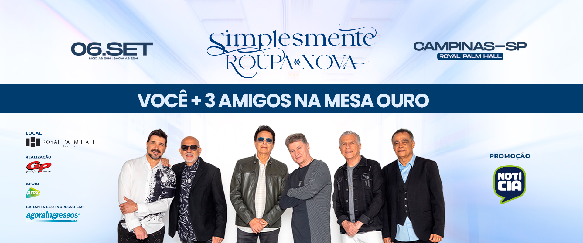 Roupa Nova em Campinas/SP