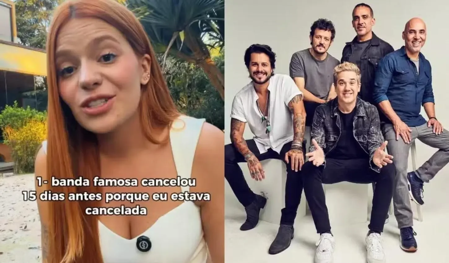 Jota Quest cancela show no casamento de Viih Tube e influenciadora promete processar banda