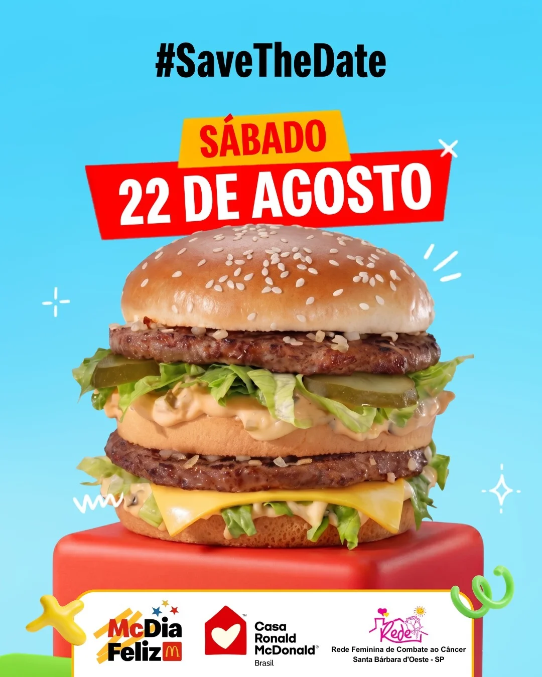 McDia Feliz acontece neste sábado no McDonald's do Tivoli Shopping 