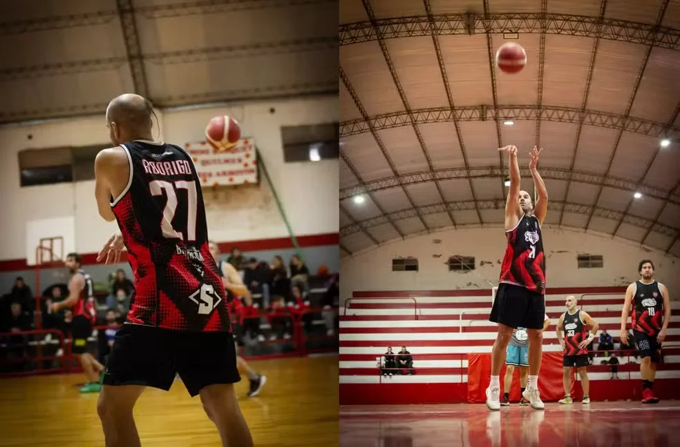 Ex-Boca, Rodrigo Palacio se destaca no basquete aos 44 anos
