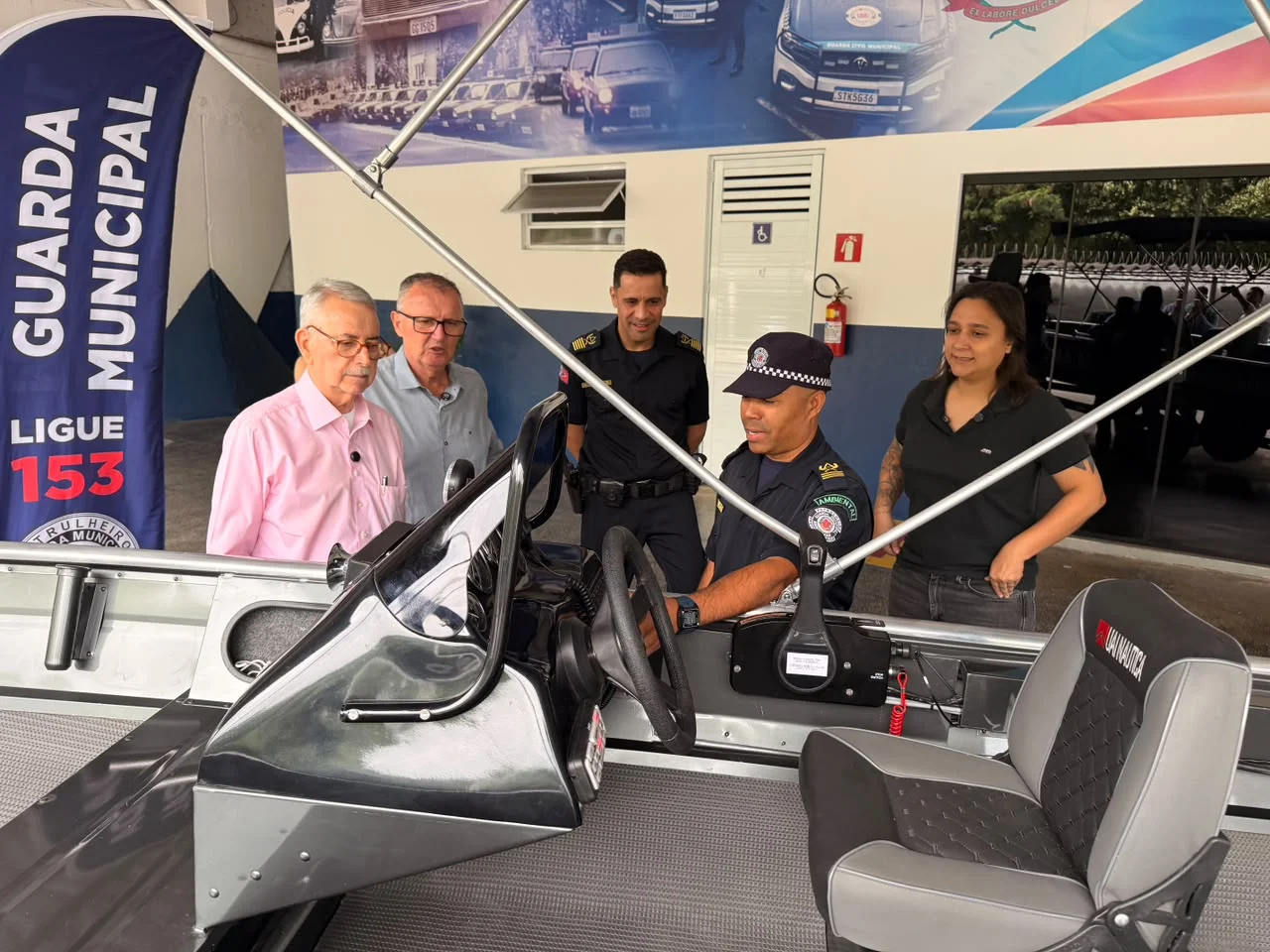 Guarda Municipal de Americana reforça patrulhamento náutico com novo barco