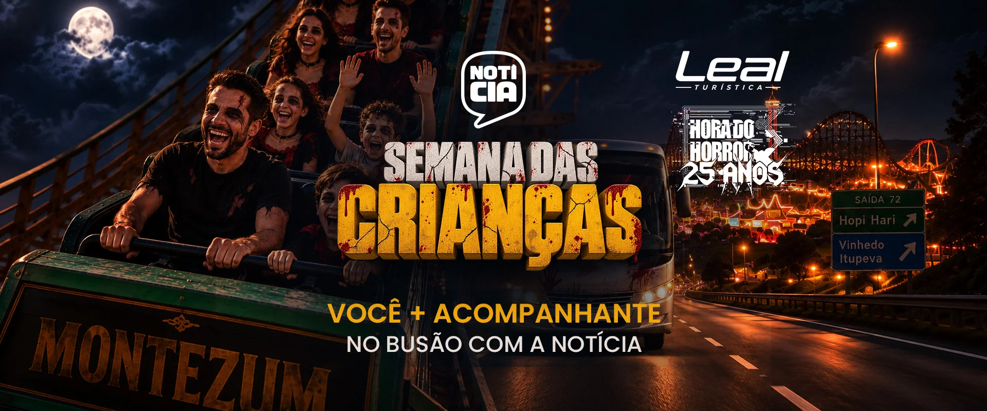 Excursão Hopi Hari - Semana das Crianças
