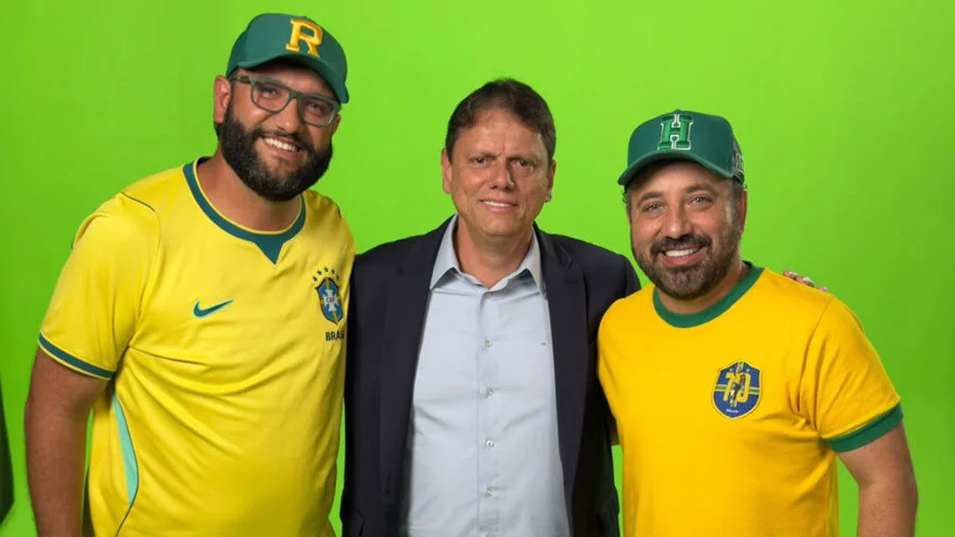 Governador Tarcísio de Freitas declara apoio para o candidato a deputado estadual Raí do Paraíso 