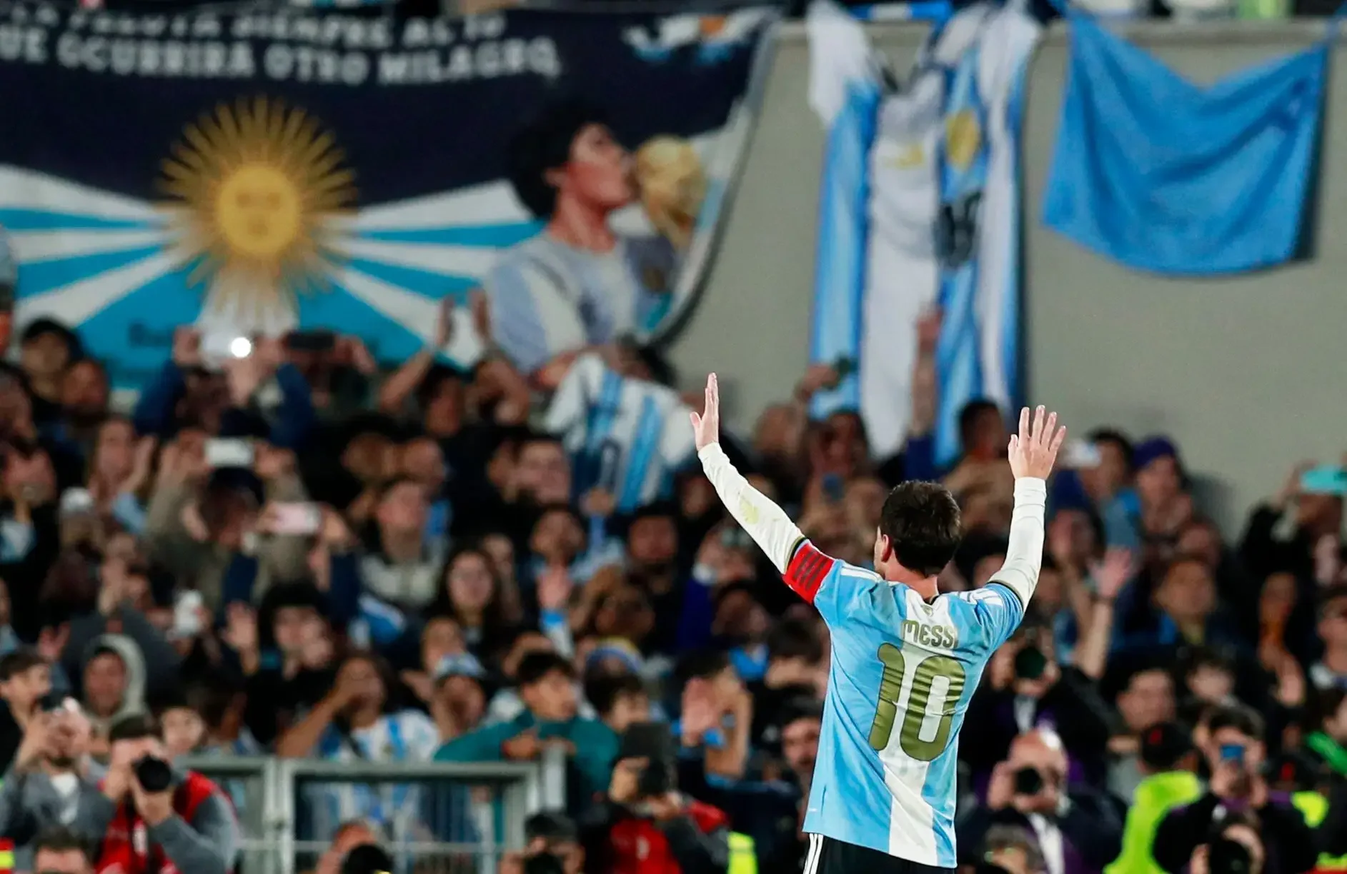 Três campeões mundiais da Argentina não participaram da despedida de Messi