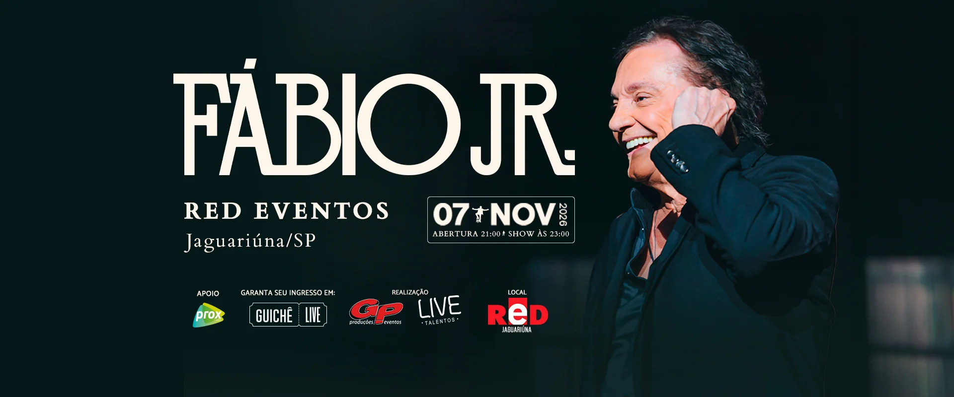 Fábio Jr na Red Eventos