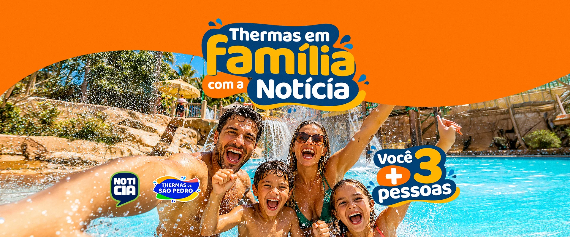 4 Ingressos para o Thermas de São Pedro