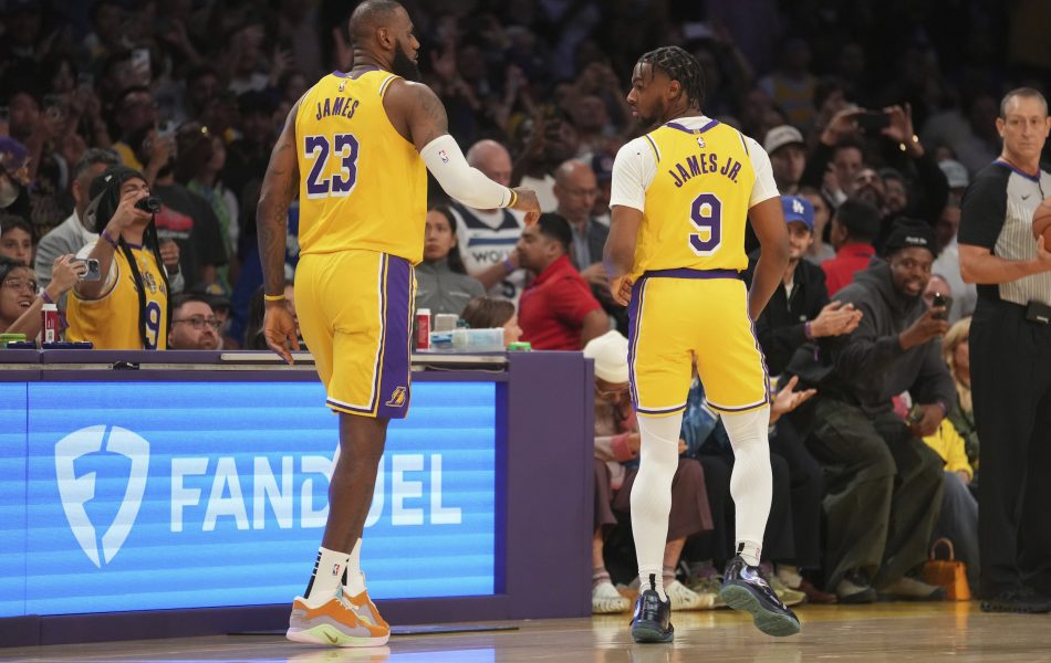 Timberwolves Lakers Basketball